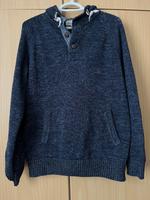 Strickpulli mit Kapuze und Känguru-Tasche, blau, Gr. M, NEU Kr. München - Unterhaching Vorschau