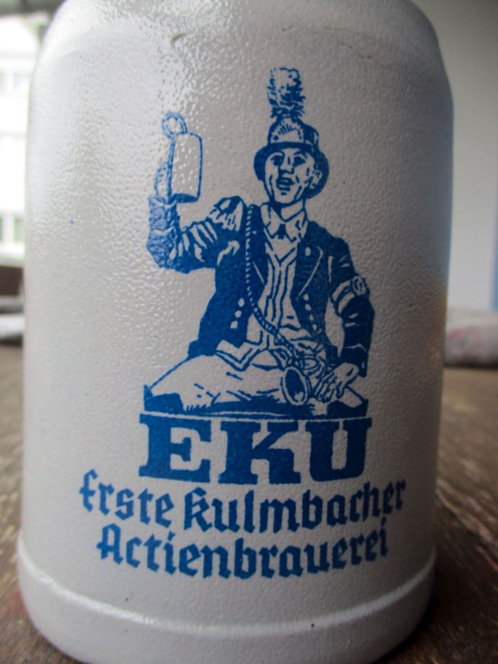 Alter Bierkrug EKU Erste Kulmbacher Aktienbrauerei 0,5 L in Konstanz