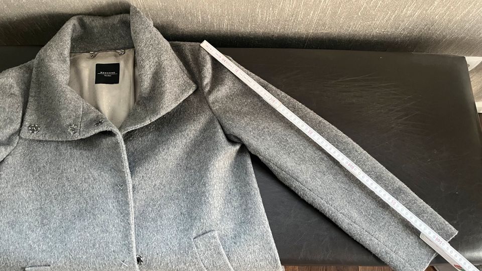 Max Mara Mantel  - Grau - 100% reine Schurwolle - Gr. 40 in München