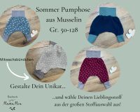 Musselin Sommer Hose / Pumphose Handmade Gr. 62/68 ab €14* Bergedorf - Ochsenwerder Vorschau