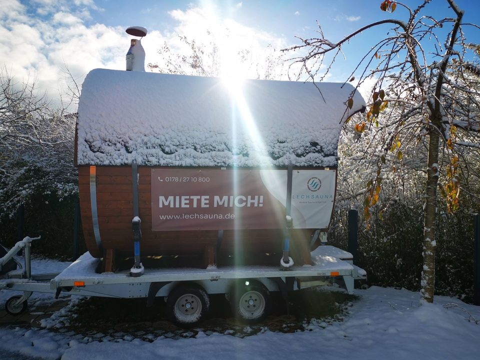 Mobiles Saunafass zum Mieten / Sauna für daheim in Penzing