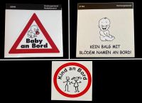 1 Aufkleber für´s Auto: Baby oder Kind an Bord - kein Balg Nordrhein-Westfalen - Moers Vorschau