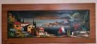 Ölgemälde 140cmx60cm mediterran Wandbild Küste Schiff Italien Berlin - Mahlsdorf Vorschau