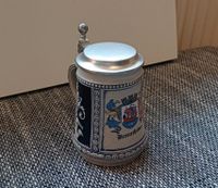 Bierkrug Gerz Bremerhaven Krug Zinndeckel Blau Wappen Humpen Niedersachsen - Ottersberg Vorschau