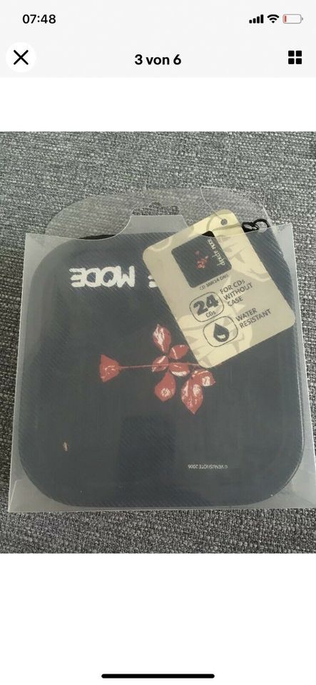 Depeche Mode schwarze Metall CD Case neu Violator Rose in Auetal