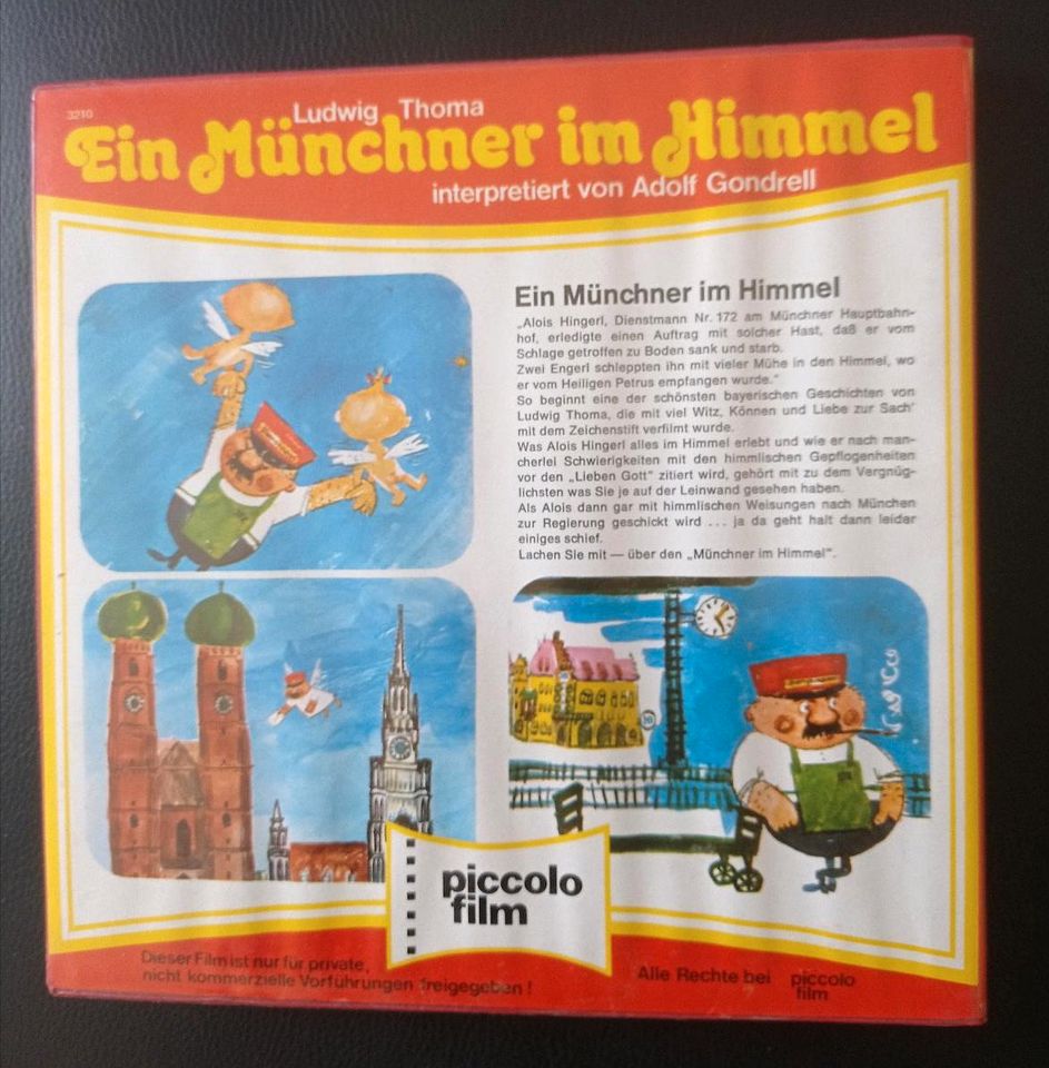 Super 8 Film "Ein Münchner im Himmel" von Ludwig Thoma in Zweibrücken