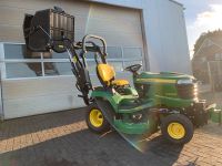 John Deere X950R Rasentraktor mit Hochentleerung und 1,22mtr Niedersachsen - Neuenkirchen - Merzen Vorschau