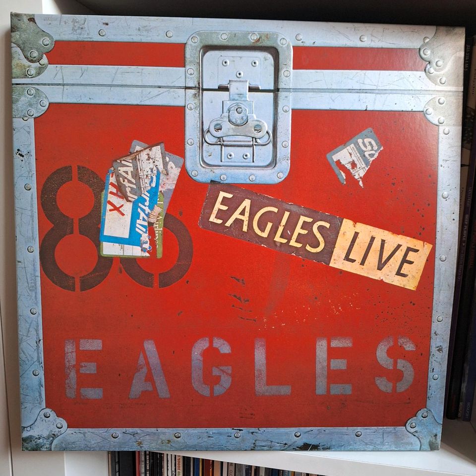 2LP Eagles Live 180 Gramm Reissue mit Poster , wie neu in Chemnitz