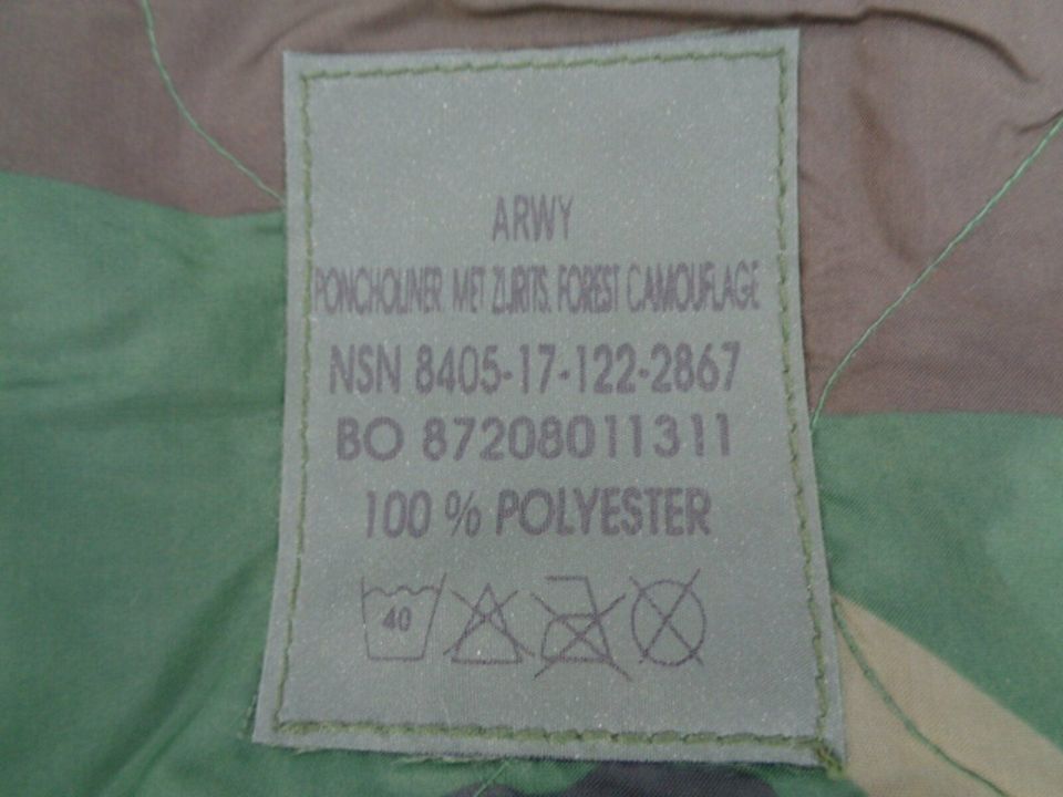 Orig. NL Armee Liner Steppdecke ECW Mariniers-Emergency Sleep Bag in Herzogenrath