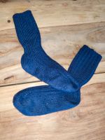 Socken (Wolle) handgekettelt lila kunterbunt 27/28 Münster (Westfalen) - Centrum Vorschau