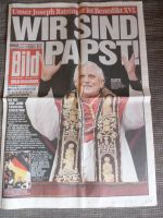 Original Bild Zeitung WIR SIND PAPST Benedikt XVI + 2 Zeitungen z Bayern - Altdorf Vorschau