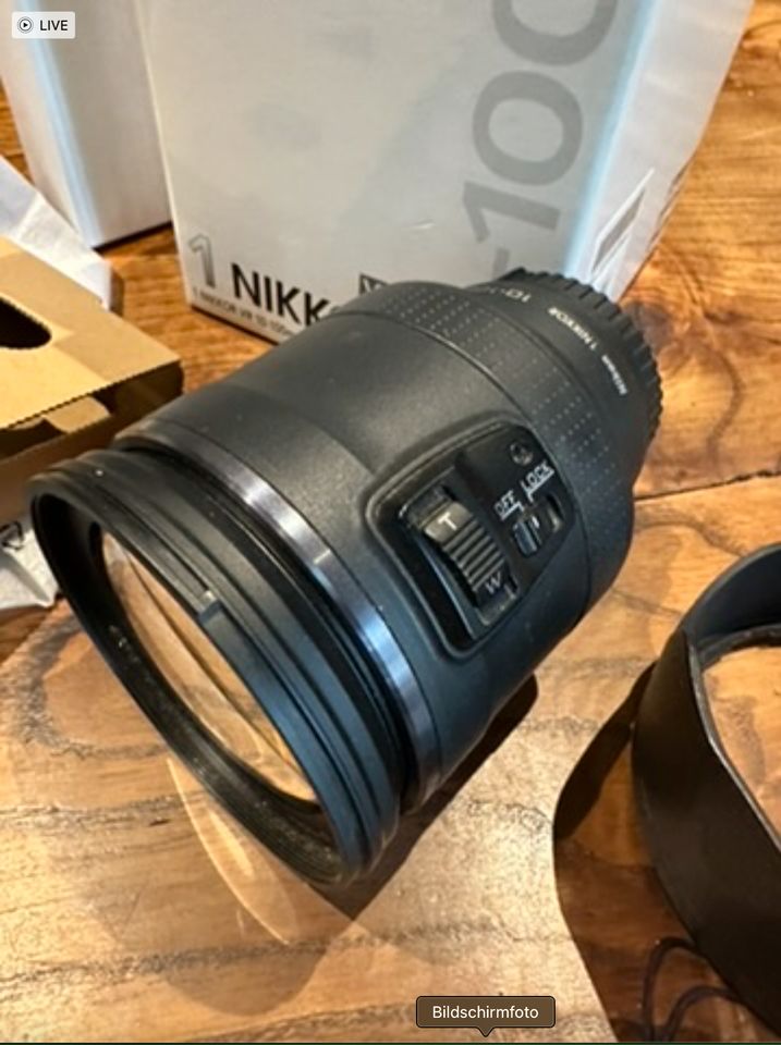 Nikkor VR 10–100 mm 1:4,5–5,6 PD-Zoom-Objektiv in Original Verpac in Paunzhausen