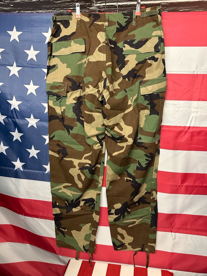 US Army BDU Trousers Hot Weather Woodland Militär Armee in Elsdorf