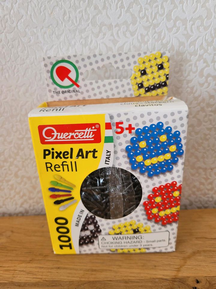 2× Quercetti Pixel Art Refill 1000 Stück (1×hellgrün, 1xschwarz) in Wallhausen