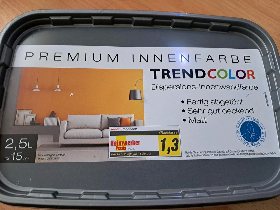 Premium Innenfarbe 2,5L Flieder von Tedox in Hohenhameln