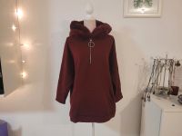 Zara Hoodie Pullover Bordeaux mit Fellkapuze Gr M Oversize Stuttgart - Stuttgart-West Vorschau