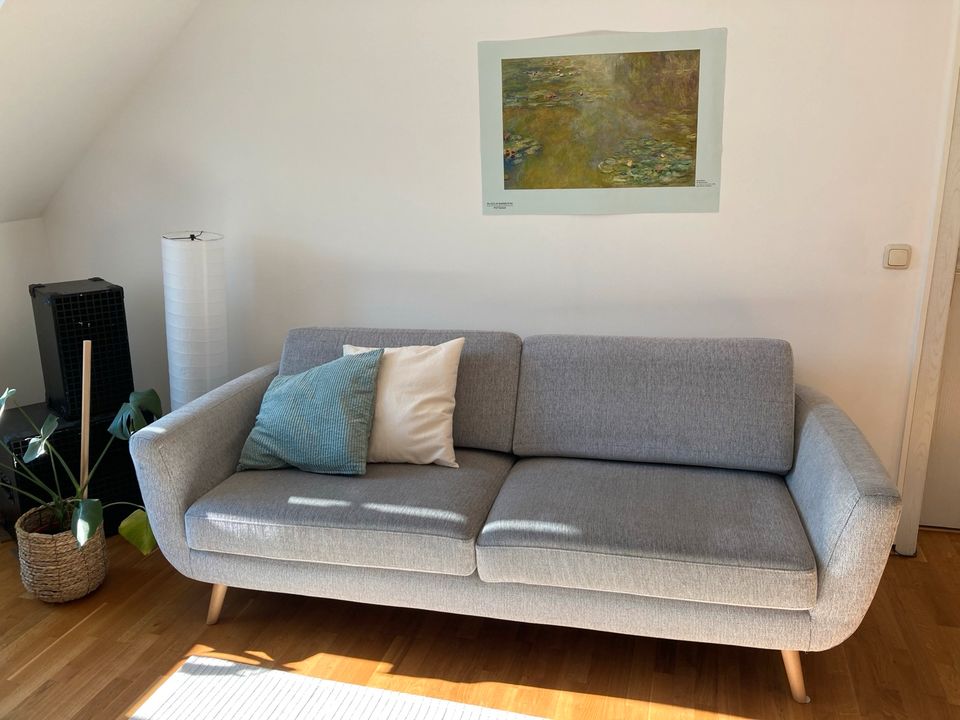 Modernes graues Soho Sofa | skandinavischer Stil in München