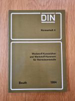 Normenheft 4 Werkstoff-Kurzzeichen Nummern Nichteisenmetalle 1984 Hessen - Erbach Vorschau