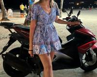 Jumpsuit blau Muster Sommer Bayern - Karlsfeld Vorschau