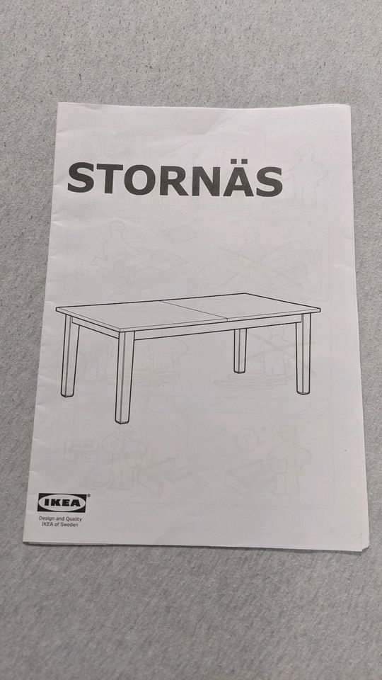 Ikea ausziehbarer Esstisch Stornäs - schwarz in Oberderdingen