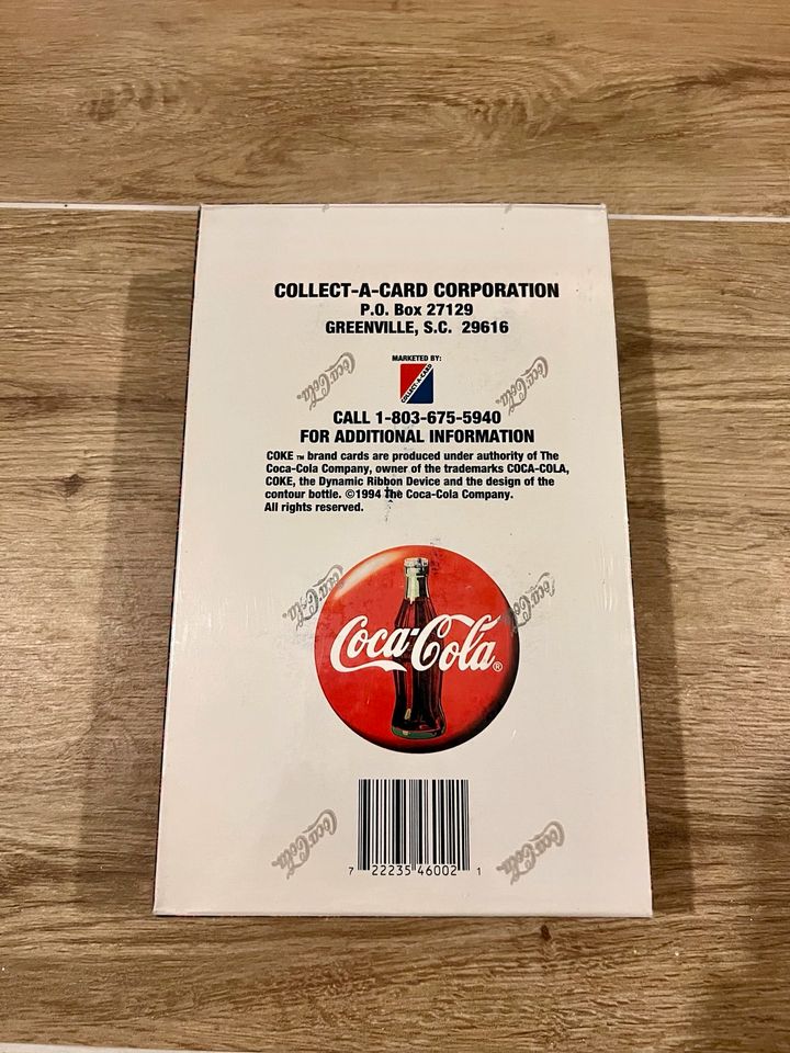 Coca Cola Collectors Cards von 1994 in Gauersheim