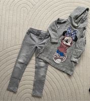 Set Jeans und Sweatshirt/ Sweatkleid 110/116 grau Nordrhein-Westfalen - Siegburg Vorschau