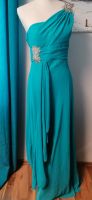 Paraf aqua Ballkleid One shoulder mit Glitzer und Schmucksteinen Bayern - Zellingen Vorschau