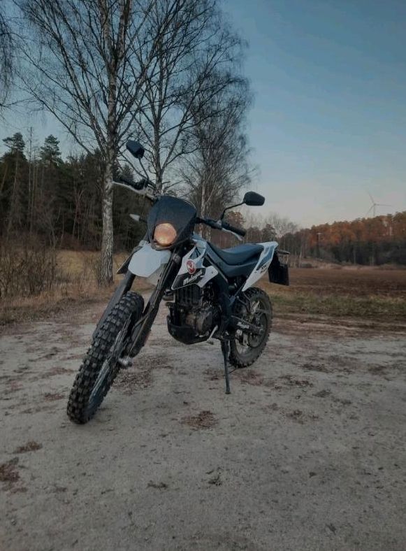 Malaguti XTM 125 mit GPR Sportauspuff für einen kernigen Sound in Burglauer