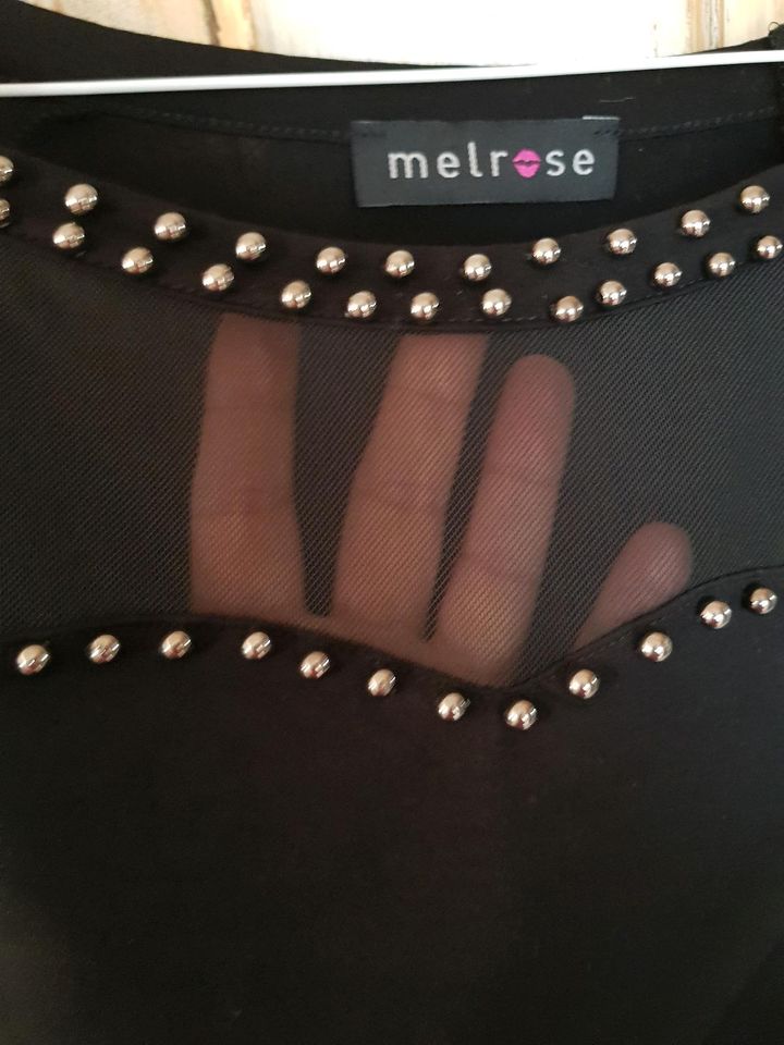 Sexy Melrose Shirt S 36 Schwarz Neu und ungetragen in Bernsdorf b Hohenstein-Ernstthal