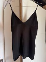 H&M Satin Top schwarz Gr. 34 Bayern - Windberg Vorschau