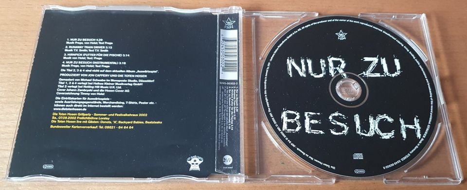 Die Toten Hosen – Nur zu Besuch / Maxi-CD / 2002 in Rehden