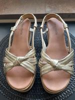 Damen  Keilsandalette von Alba Moda, Gr.41, gold Bayern - Miltenberg Vorschau