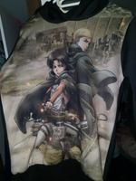 Attack on Titan Hoodie Pullover Levi Erwin Größe S Anime Manga Obervieland - Arsten Vorschau