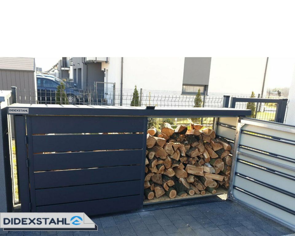 Kaminholzunterstand Holzregal Holzunterstand Brennholz Lager NEU in Dortmund