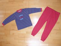 Schlafanzug 134 140 Pyjama blau rot Baumwolle Junge ❤❤❤ Münster (Westfalen) - Gremmendorf Vorschau