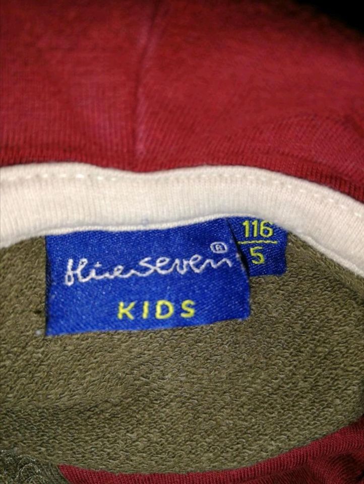 Kapuzenshirt Hoodie blue seven kids Größe 116 5 Jahre 100% Baumwo in Wehrheim