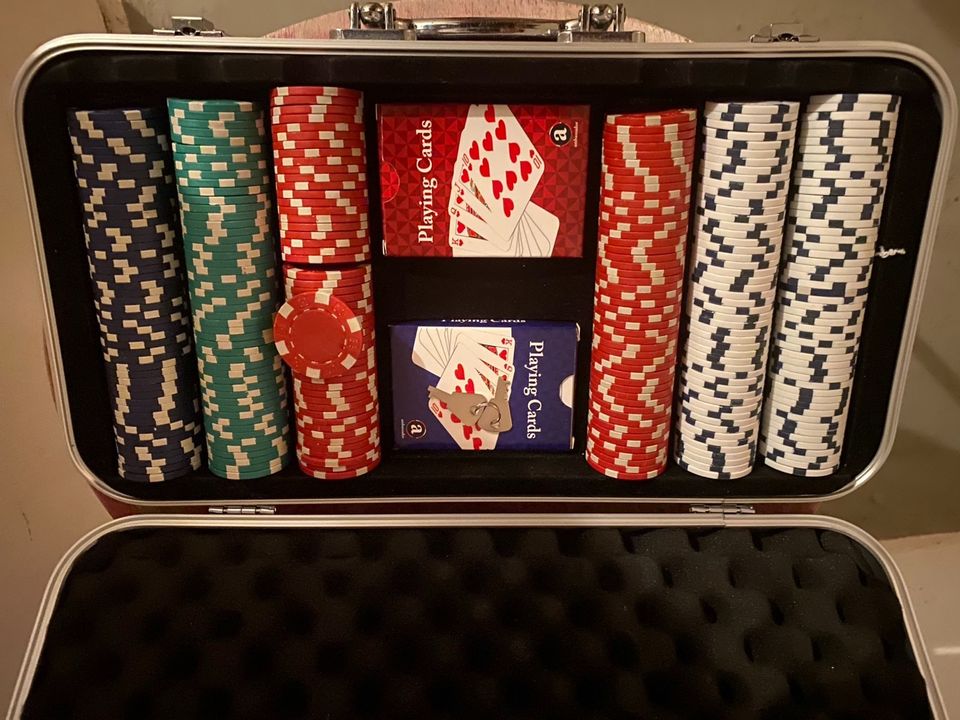 Poker Set, Poker Chips, Full Set, Neuwertig! in Bremen