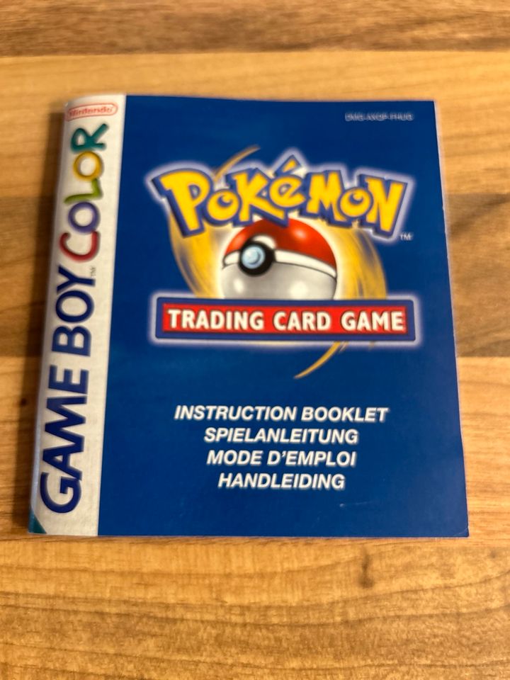 Pokemon Trading Card Game - Manual - Gameboy Color Anleitung in Worms