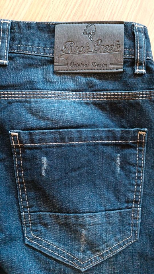 Rock Creek dark blue RC 2091 W:33 L:32 dunkelblau L neu Jeanshose in Salzwedel