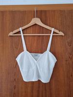 NA-KD Crop-Top Gr. M cremeweiß Bayern - Gaimersheim Vorschau