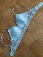 Bügellöser BH Bustier mit Spitze Gr.L 44 weiß Neu Bayern - Augsburg Vorschau