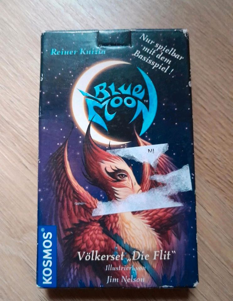 Spiel "Blue Moon" mit Extrakarten "Volkerset Die Flit" in Blender