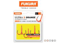 FUKURA Ultra X Orange Drillinge zum Raubfisch Angeln Hecht Zander Blumenthal - Farge Vorschau