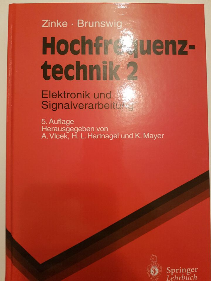 Hochfrequenztechnik 2 Elektronik und Signalverarbeitung 5.Auflag. in Dormagen