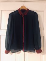 Atmosphere Primark Bluse Gr. 36 S blau rot Stuttgart - Botnang Vorschau