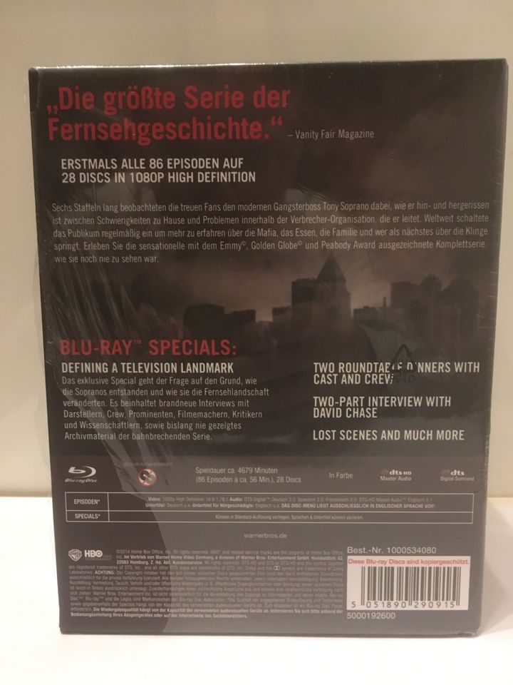 Sopranos ⭐️ BluRay Komplette Serie NEU OVP Komplettbox Mafia in Bremen