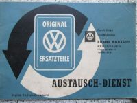 VW Heft Austausch Dienst, Motor Getriebe etc, Druck 05/1958 , TOP Nordrhein-Westfalen - Alsdorf Vorschau