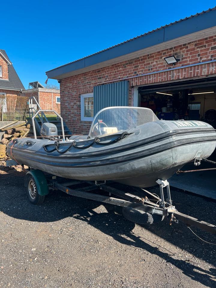 Festrumpf RIP Schlauchboot Novamarine in Rantrum