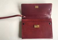 Neu/Unbenutzt - Leder Clutch - Farbe; Bordeauxrot Hessen - Münster Vorschau