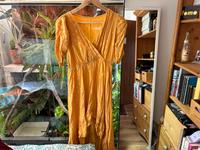 Schönes langes Fukuhila Kleid gelb mit Muster Hippie Nordrhein-Westfalen - Blomberg Vorschau
